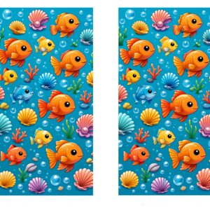 🌊🐠 Under The Sea Tabardo  Colourful, Cute & Splashing with Fun!