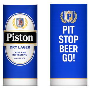 Piston Dry Lager Beer-Inspired Adult Tabardo