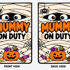 “Mummy On Duty” Halloween TABARDO! Fancy Dress Costume
