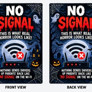 Adult No Signal Halloween TABARDO! Fancy Dress Costume
